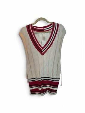 Free People Coastal Prep Vest NWT - O/S